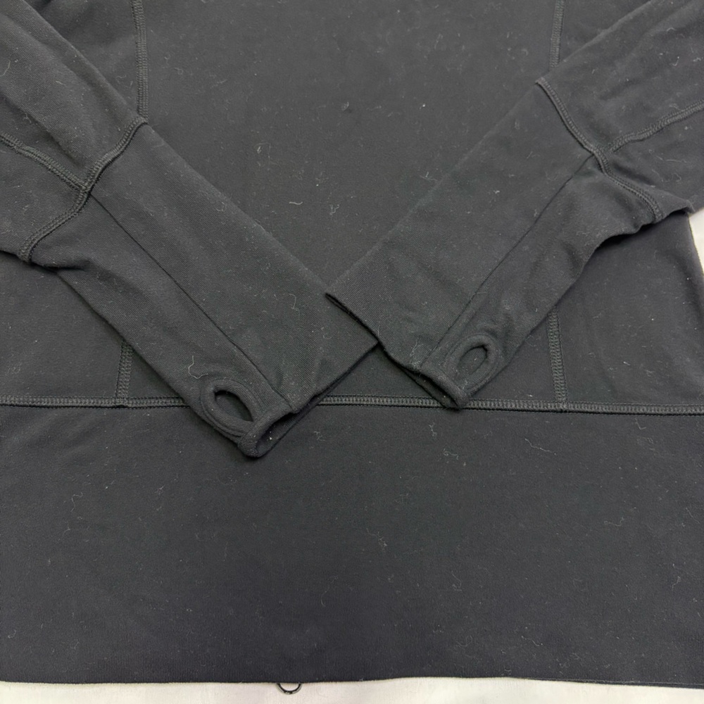 Lululemon In Stride Full Zip High Collar Jacket No Size Dot Approx 4 Black - Picture 7 of 8